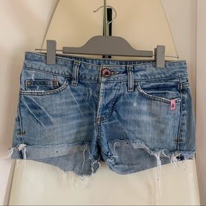 Volcom cut off jean shorts - Size 3